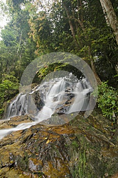 beautiful in nature Kanching Waterfall located in Malaysia,