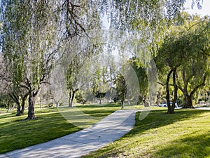 Beautiful nature landscape around Peter F. Schabarum Regional Park