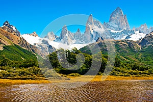 Beautiful nature landscape in Patagonia, Argentina photo