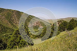 Beautiful nature. Mountains in Kazakhstan