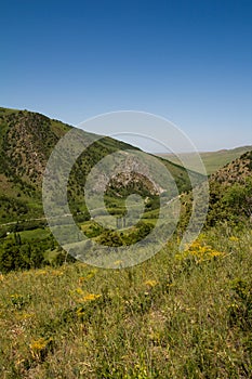 Beautiful nature. Mountains in Kazakhstan