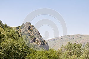 Beautiful nature. Mountains in Kazakhstan