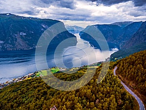 Beautiful Nature Norway Stegastein Lookout