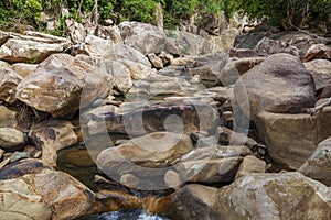 Beautiful nature, Vietnam, Nha Trang, Ba Ho Waterfall