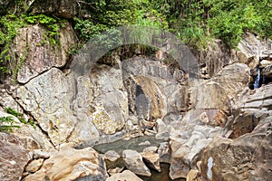 Beautiful nature, Vietnam, Nha Trang, Ba Ho Waterfall