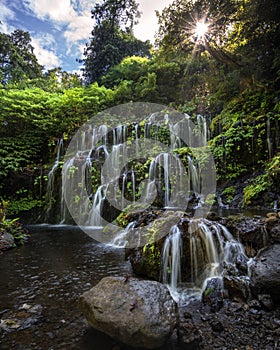 Waterfall at Bhuana Sari Singaraja bali photo