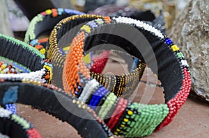 Beautiful Ndebele beadword bracelets