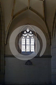 Beautiful neogothic glass windows