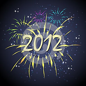 Beautiful New Year's fireworks