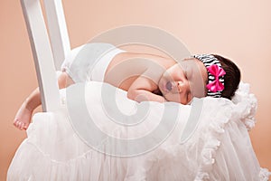 Beautiful newborn baby girl