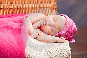 Beautiful newborn baby girl