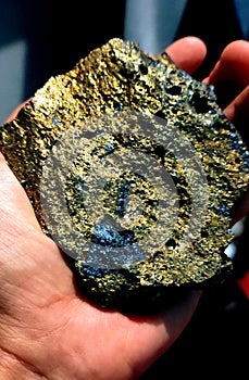 A beautiful nickel slag waste