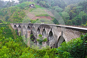 Beautiful Nine arch in sri lanka