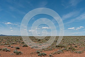 Beautiful Northern Arizona high desert vista in springtime