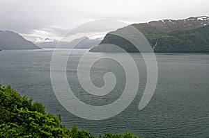 Beautiful norwegian fjord landscape - Andalsnes