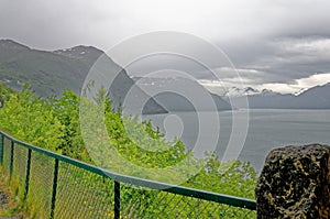 Beautiful norwegian fjord landscape - Andalsnes