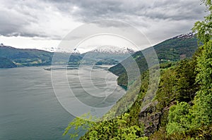 Beautiful norwegian fjord landscape - Andalsnes