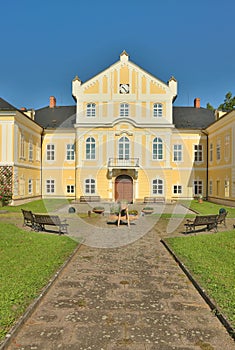 Beautiful Nova Horka castle in Czech republic