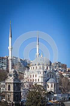 Beautiful Nusretiye Mosque, Istanbul, Turkey