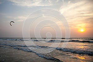 Beautiful ocean sunset