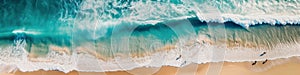 Beautiful ocean waves beach background, great design for any purposes. Travel background. Summer vacation. Tropical