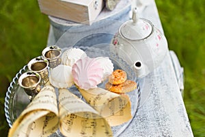 Beautiful old antique tea service