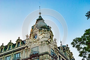 Beautiful and old building in Zurich photo