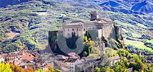 Beautiful old castle,Bardi,Emilia Romagna,Italy. photo