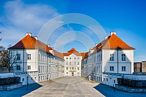 The beautiful old castle `Schloss Hirschberg`