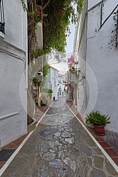 Beautiful old city Marbella in Spain