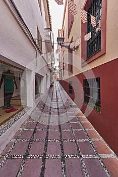 Beautiful old city Marbella in Spain