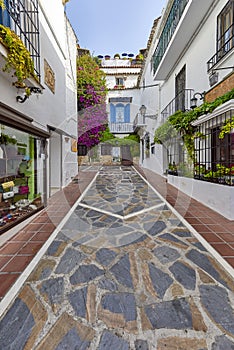 Beautiful old city Marbella in Spain, EU