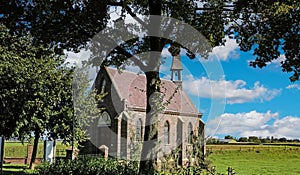 Beautiful old dutch chapel in idyllic rural landscape - Ohe en Laak (Sint Anna Chapel), Netherlands