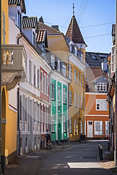 Beautiful Old Houses in Aalborg, Denmark