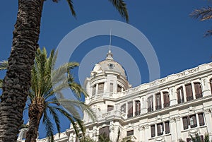 Beautiful old houses of Alicante, spain