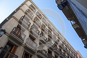 Beautiful old houses of Alicante, spain