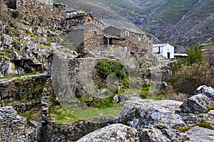 Old medieval village Drave in Portugal, Arouca, Aveiro photo