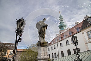 Beautiful Old Town in Bratislava city in Slovakia
