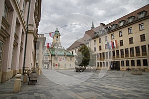 Beautiful Old Town in Bratislava city in Slovakia