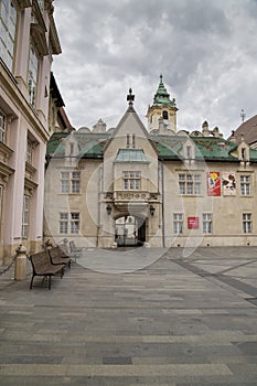 Beautiful Old Town in Bratislava city in Slovakia