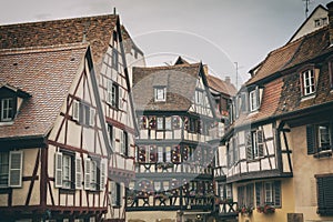 Beautiful old town in Colmar, Alsace, France