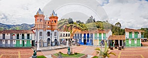 Beautiful Old town replica, Guatape, Colombia