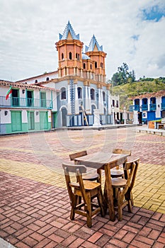 Beautiful Old town replica, Guatape, Colombia