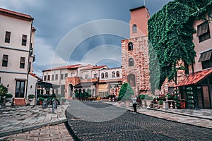 Beautiful old village town view at the Toscana Valley in Khaoyai.