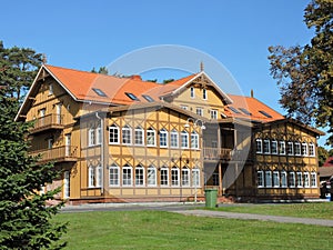 Beautiful old wooden house, Lithuania