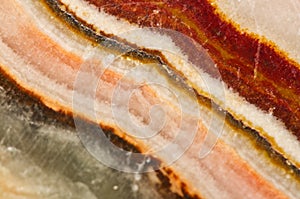 Beautiful Onyx Crystal Surface. Macro. Natural mineral background
