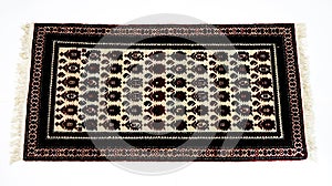 Beautiful Oriental Turkish handmade rugs on white background