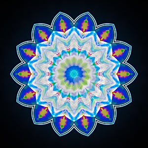 Beautiful Ornament on a black background