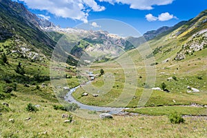 Beautiful Otal valley in summer