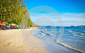 Beautiful Otres beach in Sihanoukville, Cambodia . photo